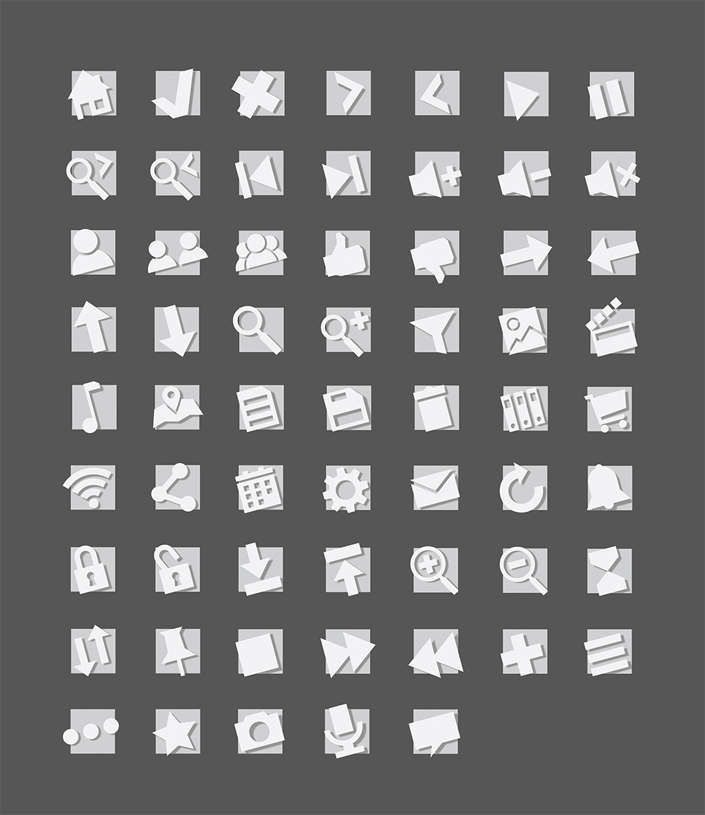 image of 60 user interface icons