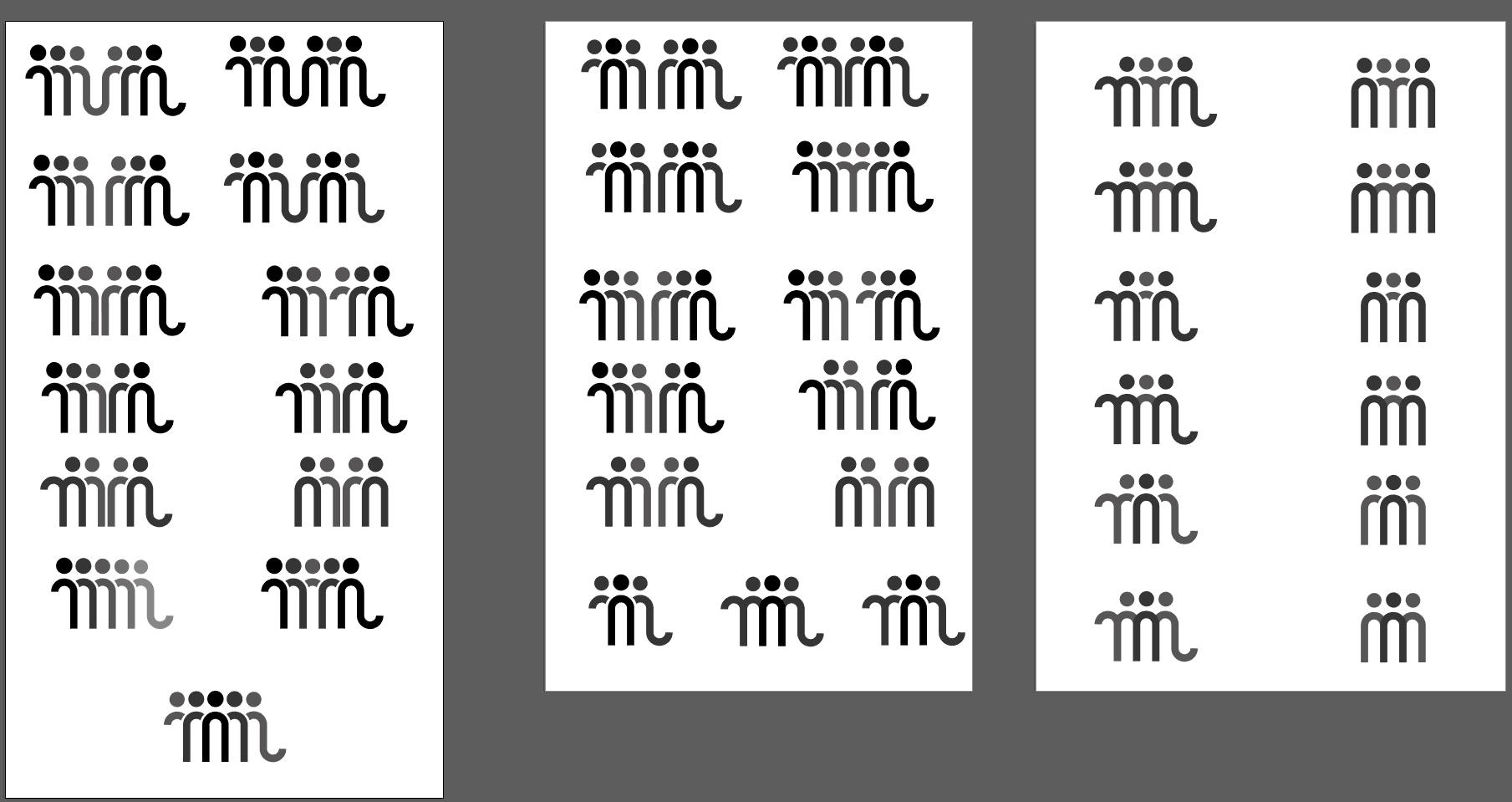 previous iterations of the Mechelen Matcht logo