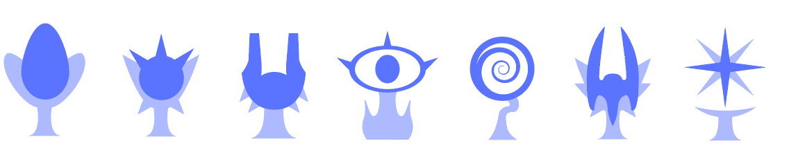 icons from the Neumann Terror game